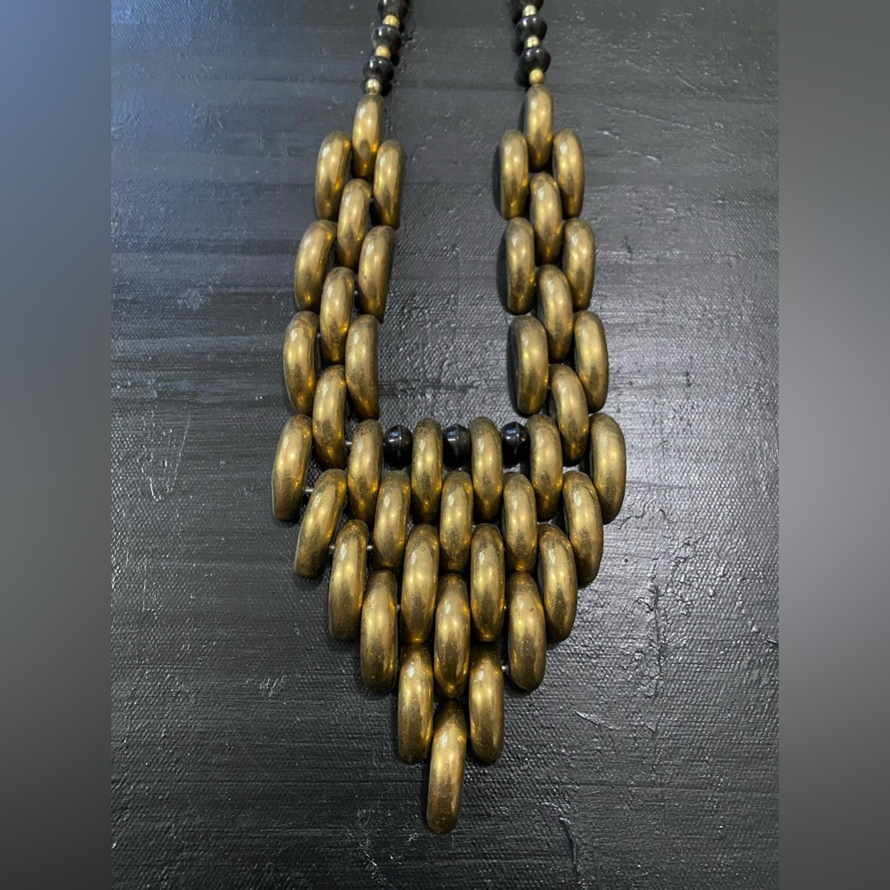 Vintage chunky necklace (scale-like)
